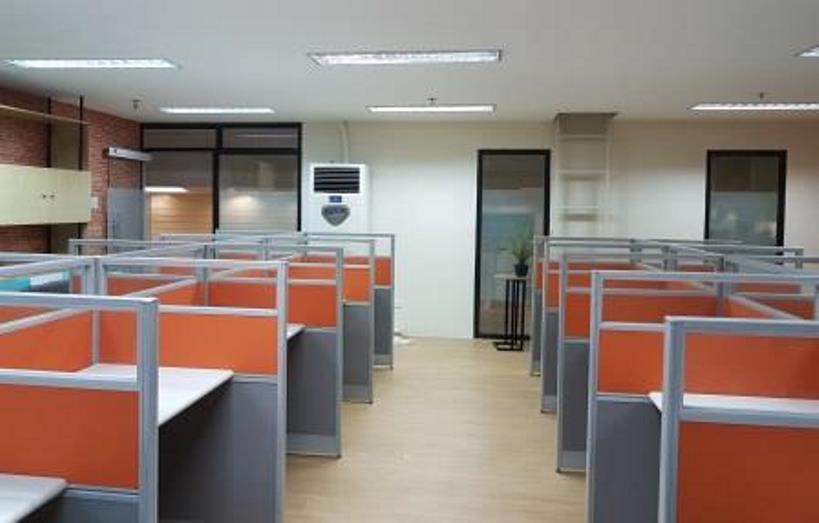 right size of office cubicles