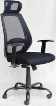 high-back mesh office chair